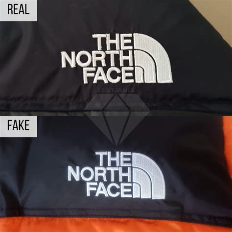 north face jacket real or fake